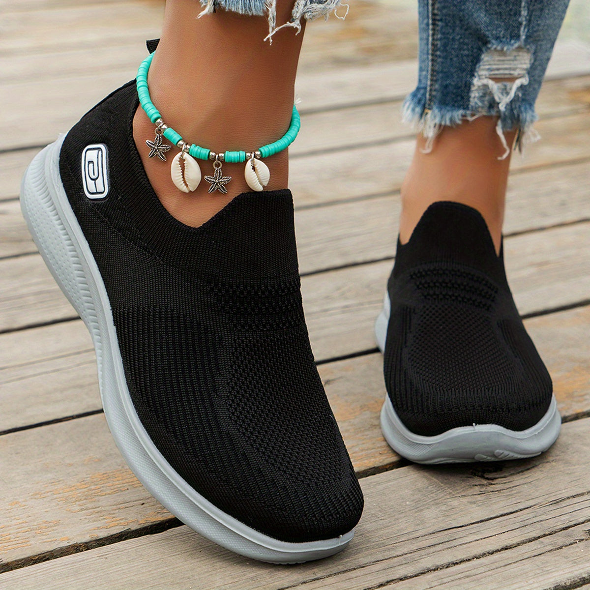 Bequeme Damen Sneaker – Leichte Slip-On Schuhe für Alltag & Spaziergänge