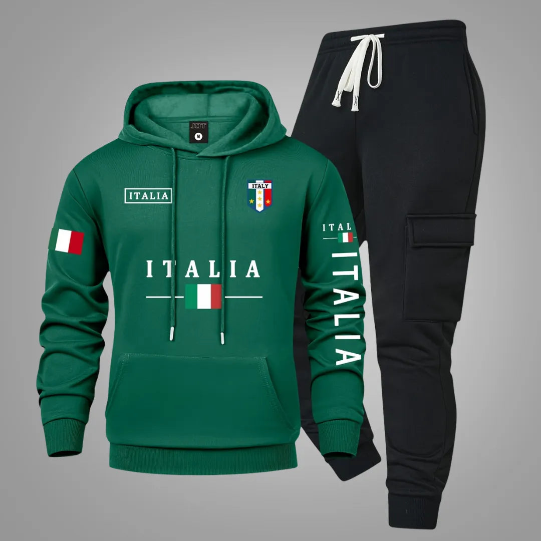 Herren Casual-Set – Hoodie & Cargo-Jogginghose