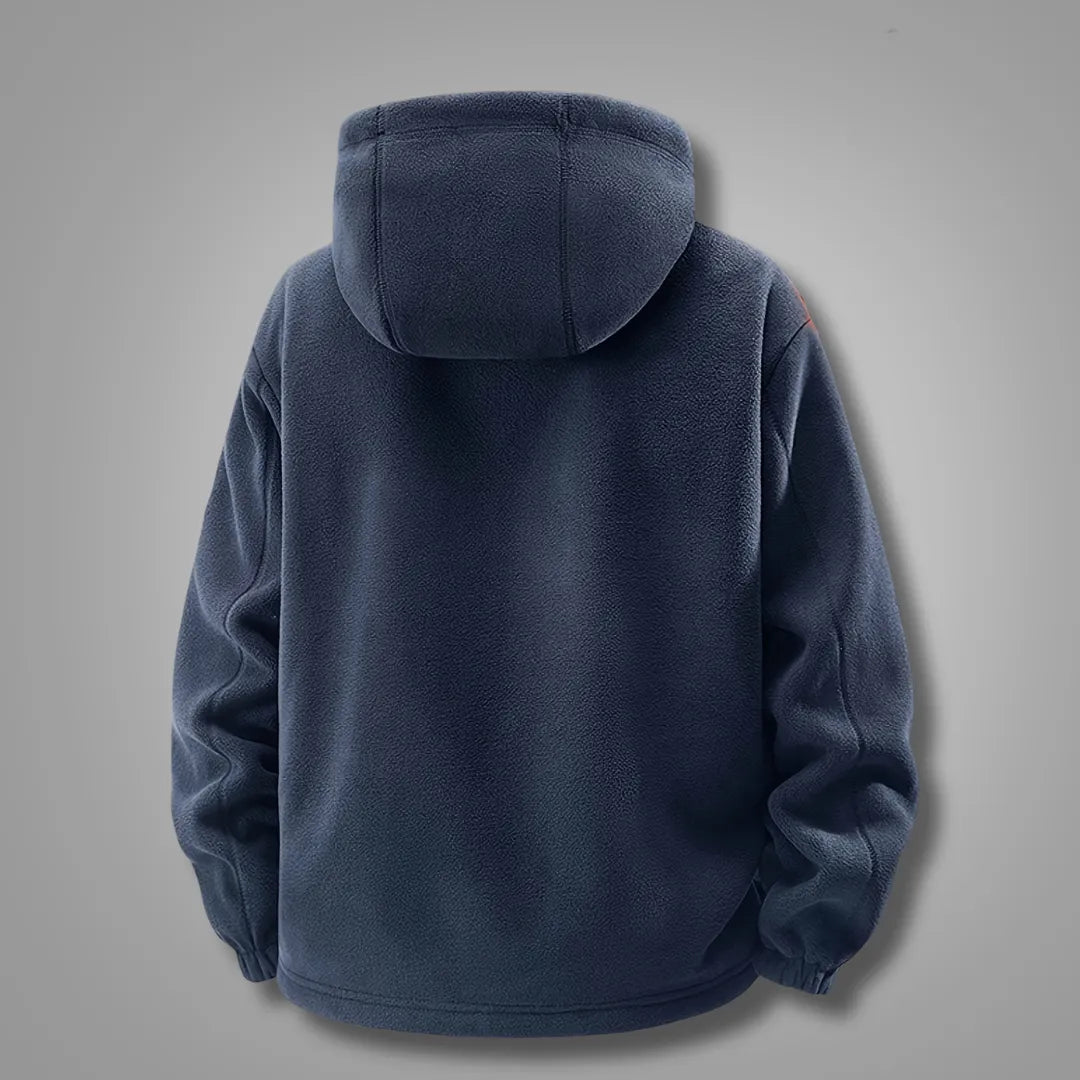 Herren-Winterjacke mit warmem Fleece-Innenfutter