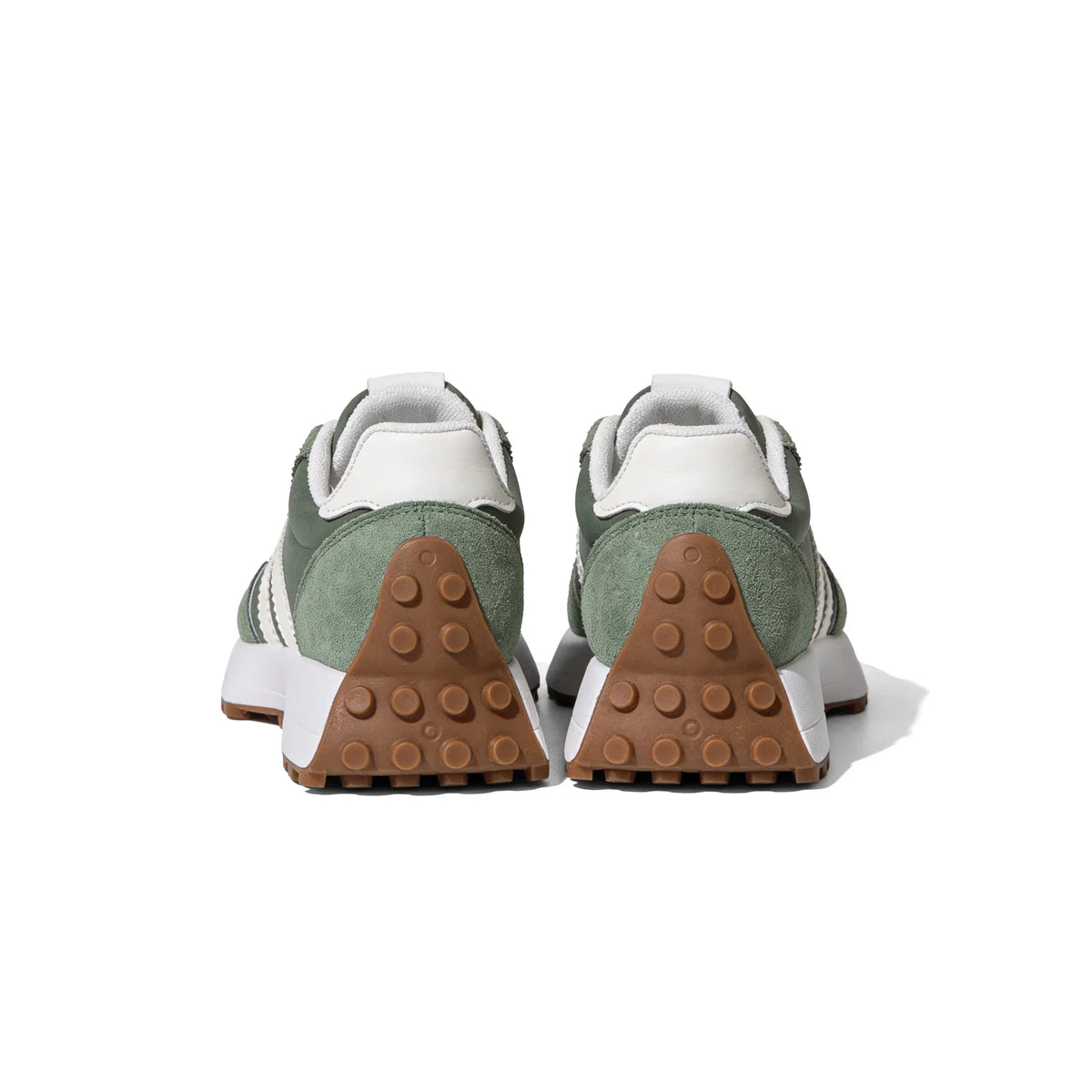 Gestreifte Freizeit-Sneaker CloudLane | Grün