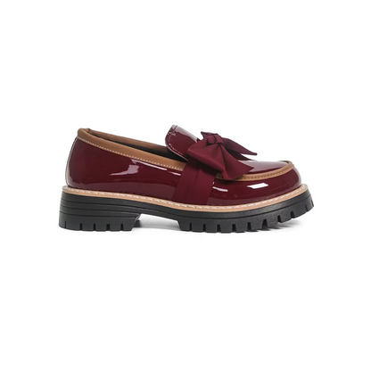 Valerie Plateau-Loafer mit Schleife