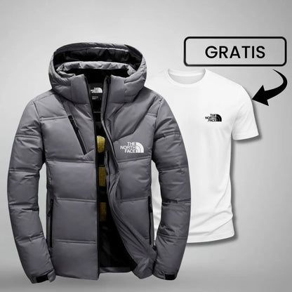 Gefütterte Pufferjacke + GRATIS T-Shirt heute™