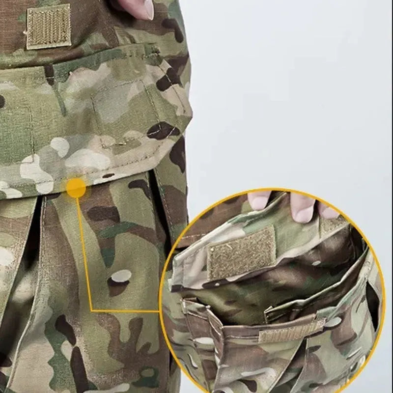 50% Rabatt – Robuste Herren Cargo Hose mit integrierten Kniepolstern