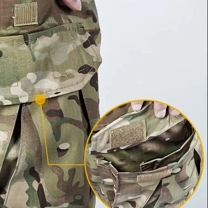 50% Rabatt – Robuste Herren Cargo Hose mit integrierten Kniepolstern
